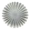 Hello Honey® 7" White Round Marble Pleated Dish